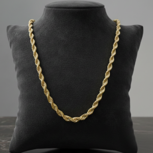 Luxe Rope Chain – Gold Finish