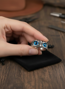 Mystic Owl Adjustable Ring