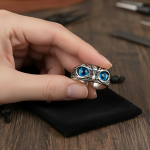 Mystic Owl Adjustable Ring