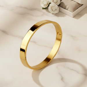 Elite Luxe Gold-Finish Kada