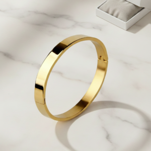 Elite Luxe Gold-Finish Kada