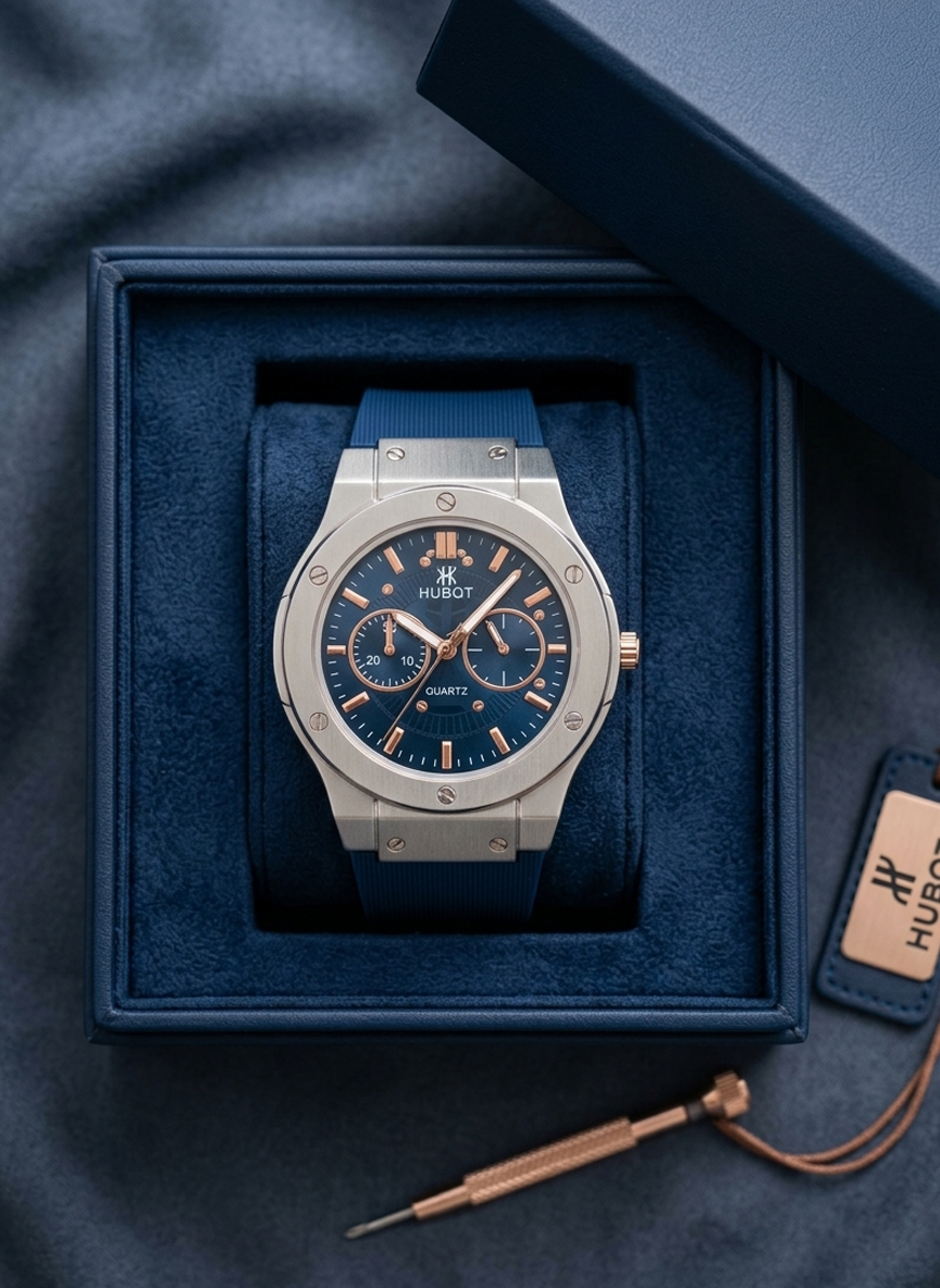 Night Blue Chrono Watch
