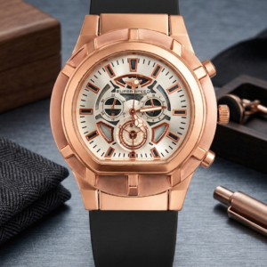 Golden Chrono Watch