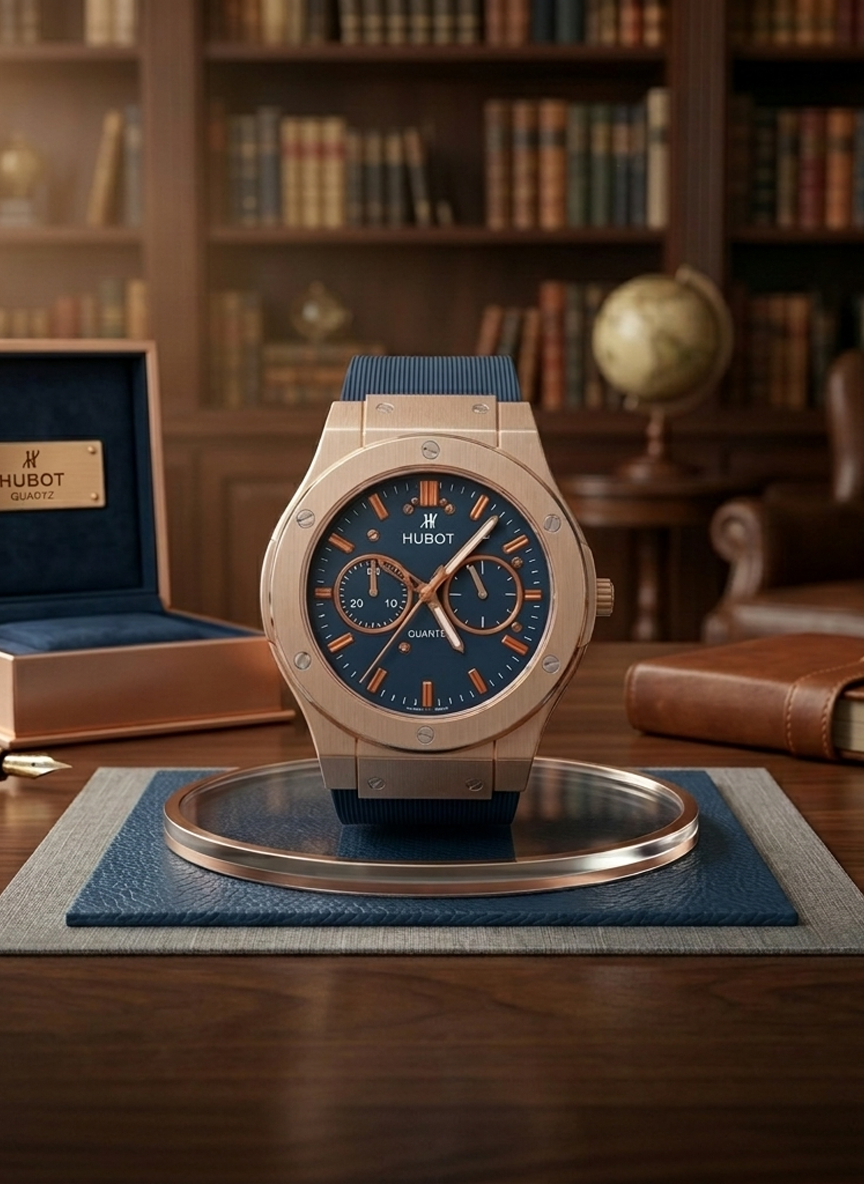 Night Blue Chrono Watch